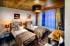 Kovová posteľ Chamonix kov a masívne drevo