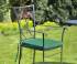 Kovová záhradná stolička s područkami Bretagne