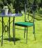 Kovová záhradná stolička Bretagne