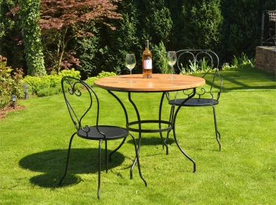 Kovová záhradná stolička Montpelier