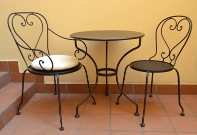 Kovový záhradný stôl Montpelier doska plech