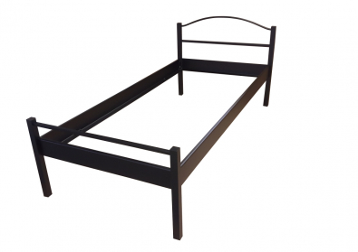 Jednoduchá kovová posteľ