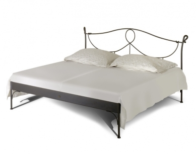 Kovaná postel Modena - kanape verze