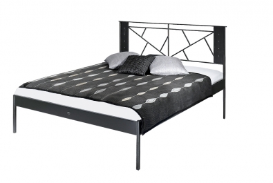 Kovová posteľ Valencia, kanape verzia